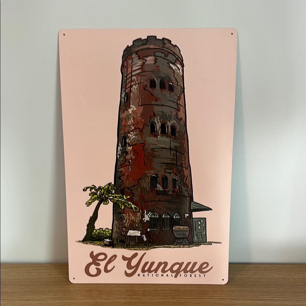 El Yunque National Forest metal wall sign